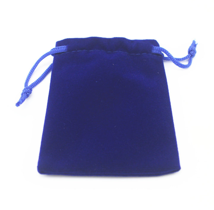 Pack of 25 4.8 X 3.6 Royal Blue Velvet Gift Bags Drawstring Jewelry Pouches Candy Bags Wedding Favors (4.8 X 3.6, Royal Blue)