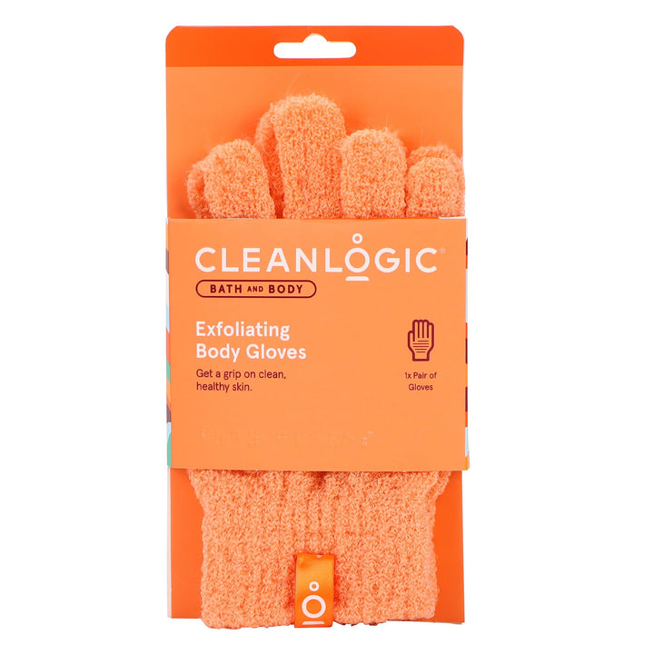 Clean Logic Stretch Bath & Shower Gloves, (1 Pack)