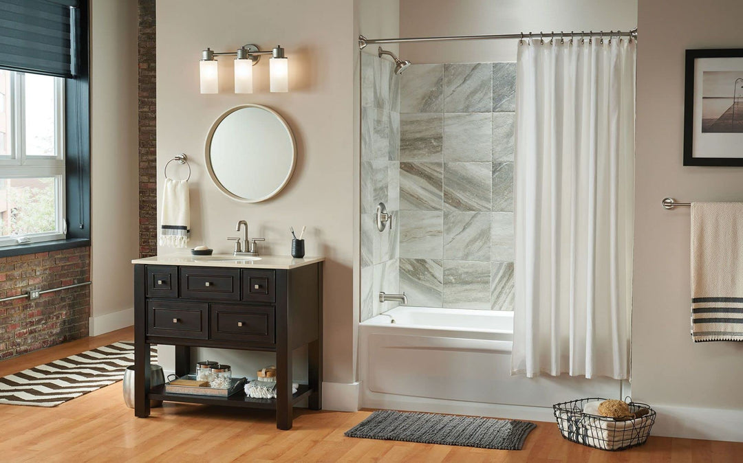 DN0786BN Iso Towel Ring, Brushed Nickel