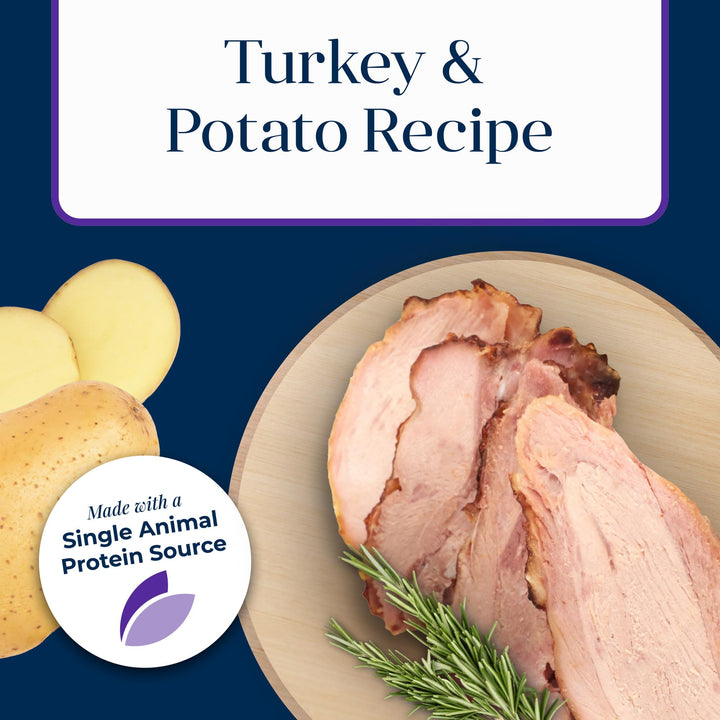Basics Dog Biscuits, Skin & Stomach Care Crunchy Dog Treats, Turkey Recipe, 6-oz Bag