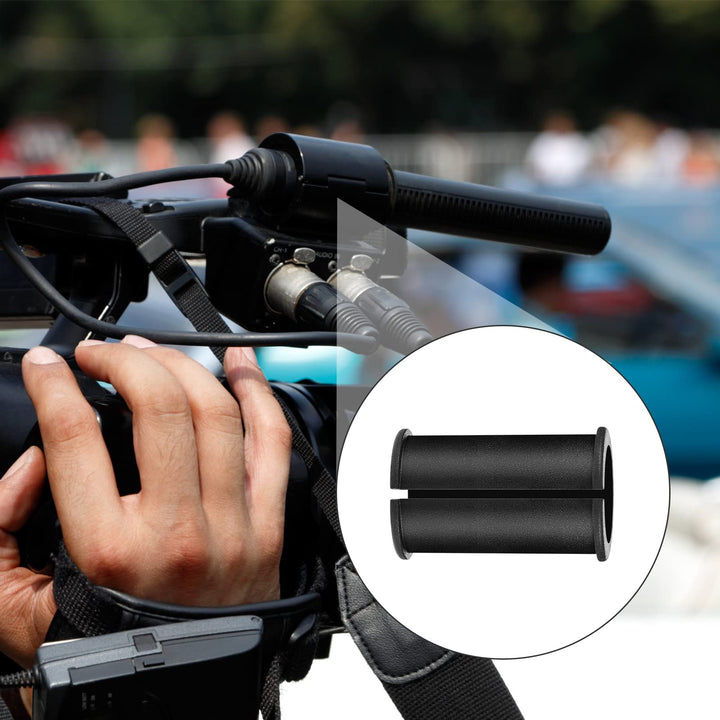 4 Pcs Microphone Shock Mount Rubber Spacer Tube Microphone Sleeve Washer Compatible with Sony Camcorder Rode NTG Shotgun Microphone Fx3 Mic Shock Mount Microphone Sleeve