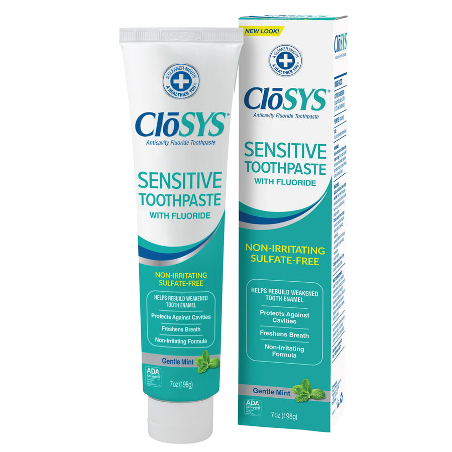 Fluoride Toothpaste, 7 Ounce, Gentle Mint, Whitening, Enamel Protection, Sulfate Free