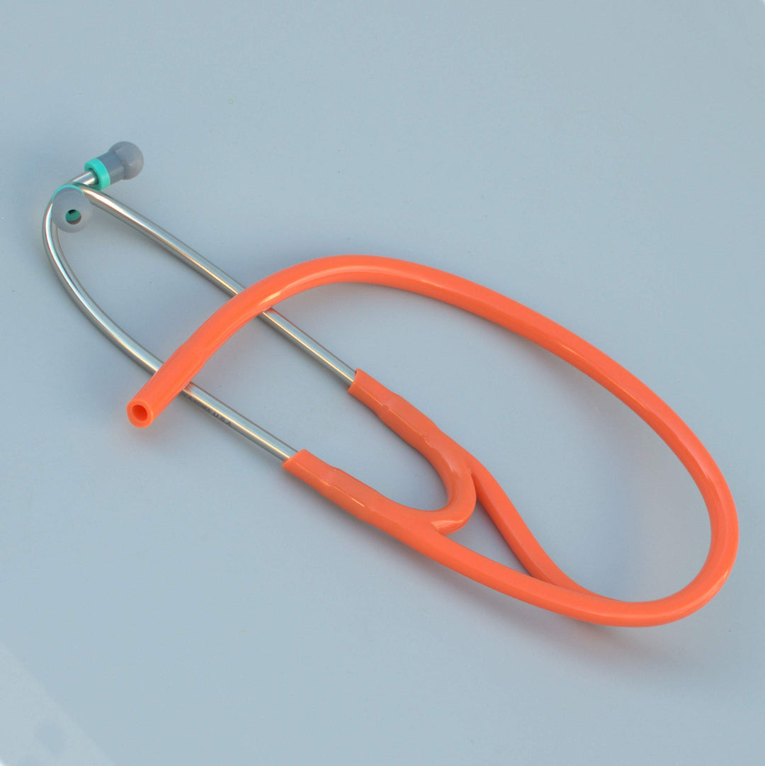 Compatible Replacement Tube fits Littmann(r) MasterCardiologyI(r) and Littmann(r) Cardiology III(r) Stethoscopes - 7mm Binaurals ORANGE TUBING