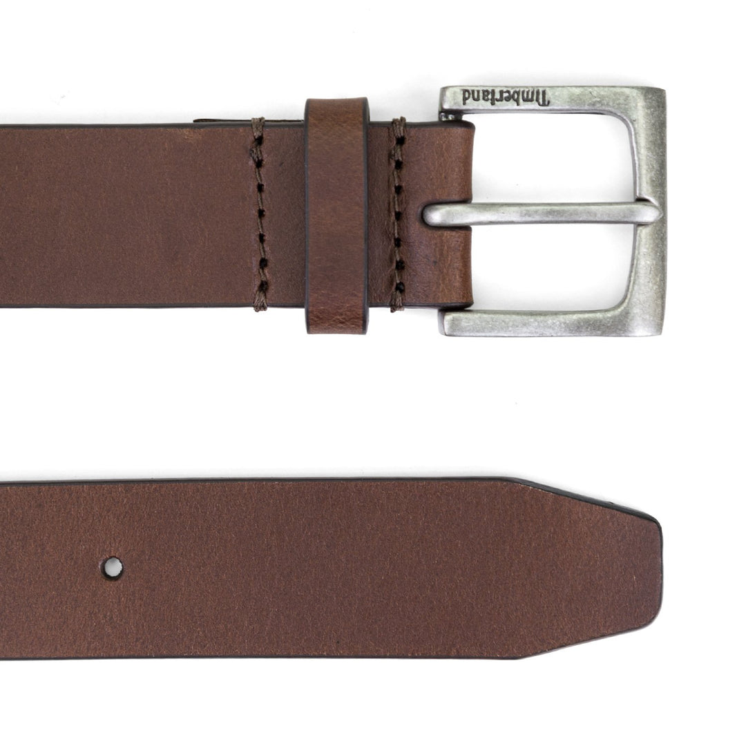 mens Classic Leather Jean Belt 1.4 Inches Wide, Brown, 36