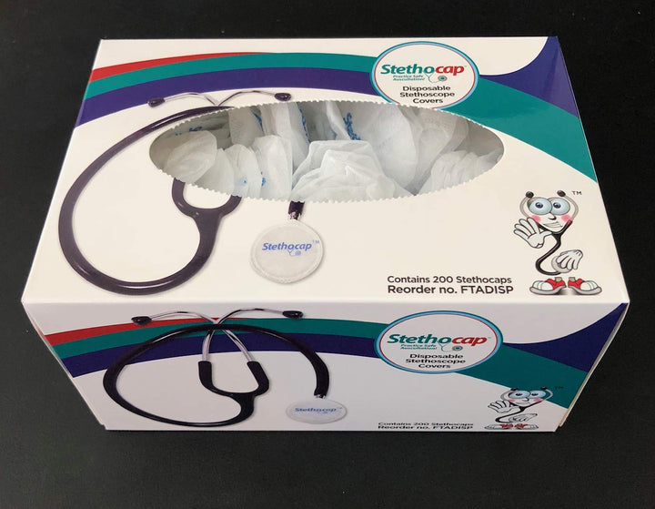 Stethocap Disposable Stethoscope Covers Box Of 200 Covers. By