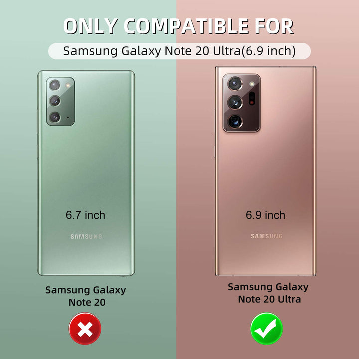 for Samsung Galaxy Note 20 Ultra Waterproof Case Built-in Screen Protector Water Resistant Cover Protective Drop Protection Hard, Shockproof Full Body Case for Samsung Note 20 Ultra 5G, Teal