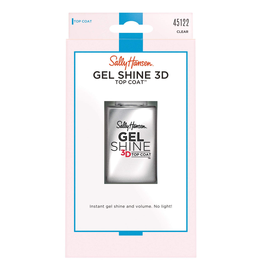Treatment Gel Shine 3D Top Coat Nail Polish, 0.45 Fluid Ounce