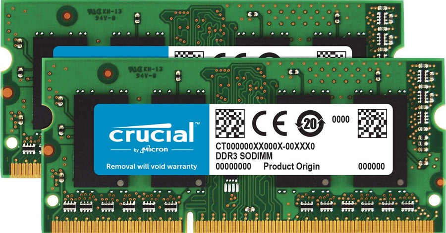 RAM 16GB Kit (2x8GB) DDR3 1600 MHz CL11 Laptop Memory CT2KIT102464BF160B