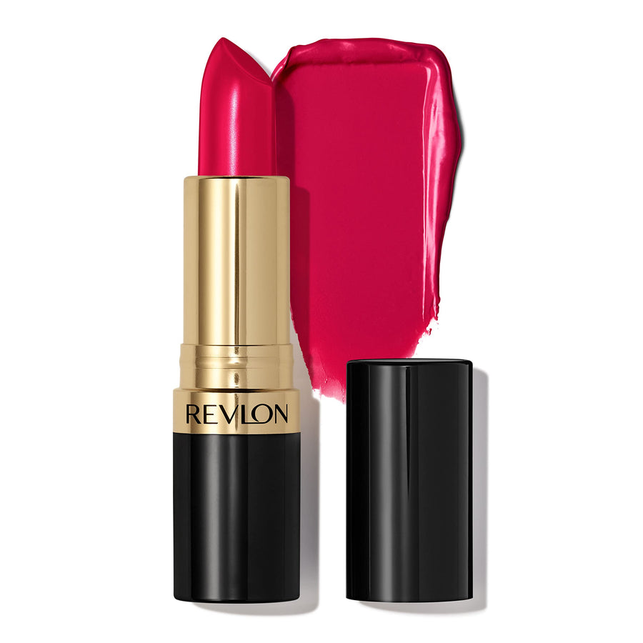 Revlon Super Lustrous Lipstick, High Impact Lipcolor with Moisturizing Creamy Formula, Infused with Vitamin E and Avocado Oil in Red / Coral, Cherry Blossom (028)