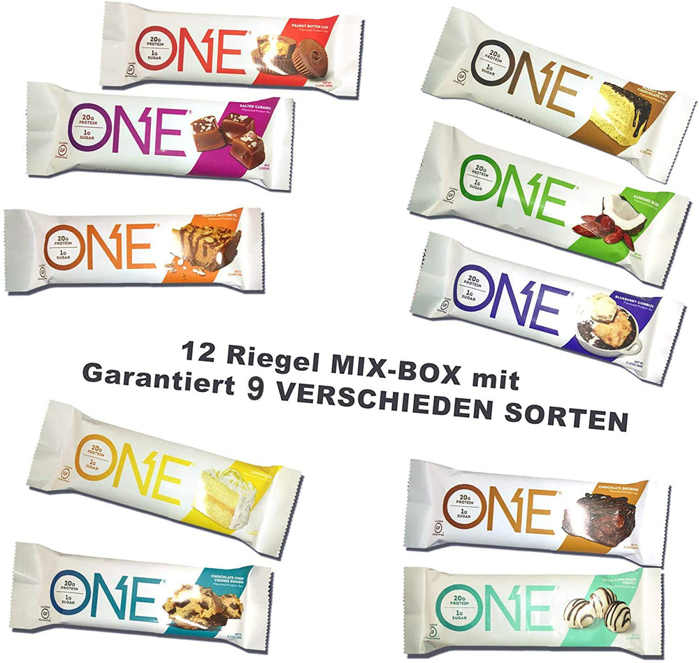 Oh Yeah! One Protein Bars Variety Pack, 12 Bars, Various Flavors - Best Tasting Protein Bars, Superior to Quest Bars, Contains Isomalto Oligosaccharides, High Fiber, High Protein, Great Healthy Snack