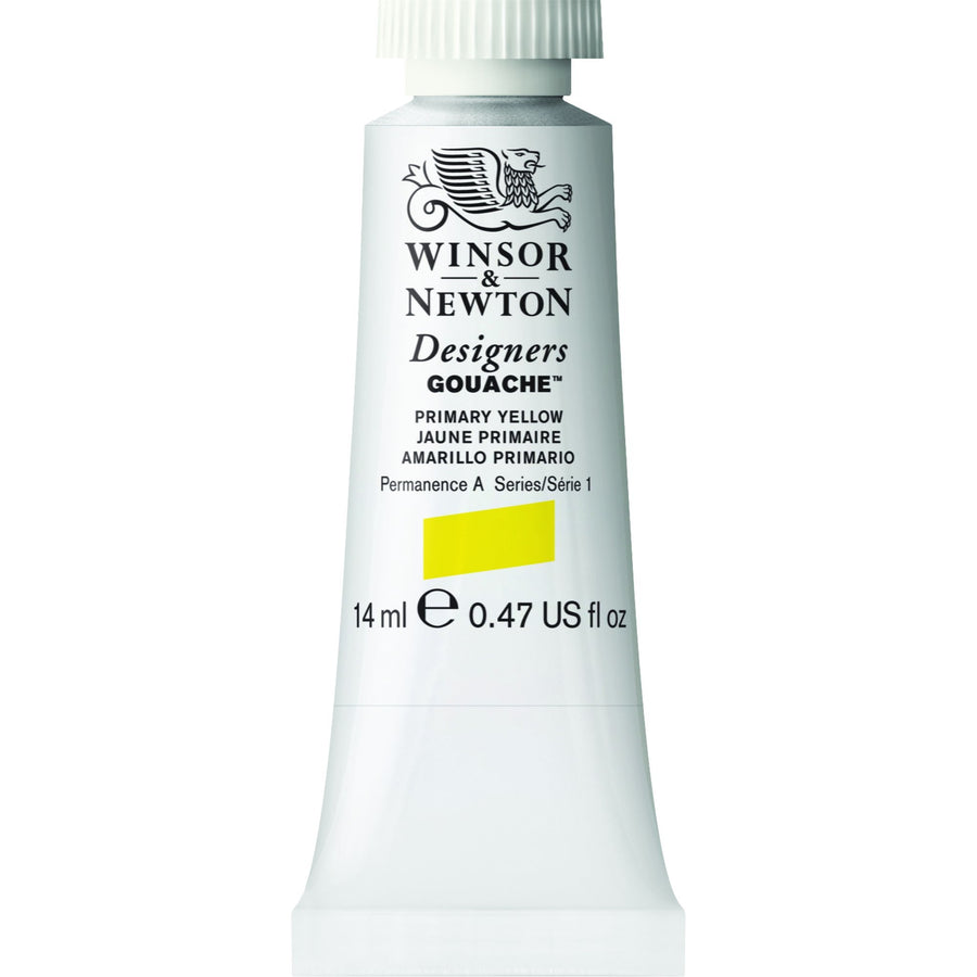 Designer's Gouache, 14 ml (0.47oz) tube, Primary Yellow