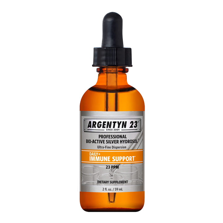 Professional Bio-Active Silver Hydrosol for Immune Support, Colloidal Silver, 23ppm, 2oz (59mL) Dropper-Top