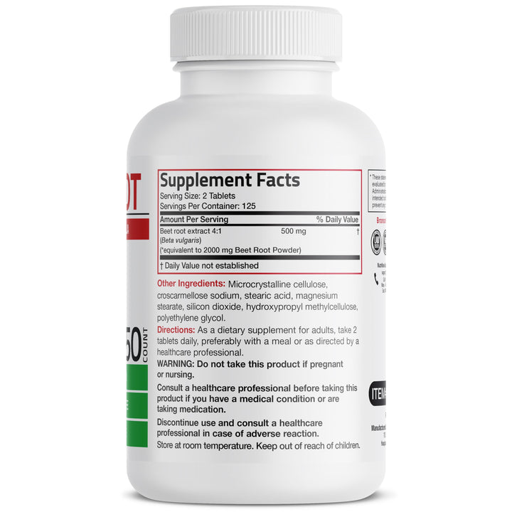 Beet Root Extra Strength, Non-GMO, 250 Vegetarian Tablets