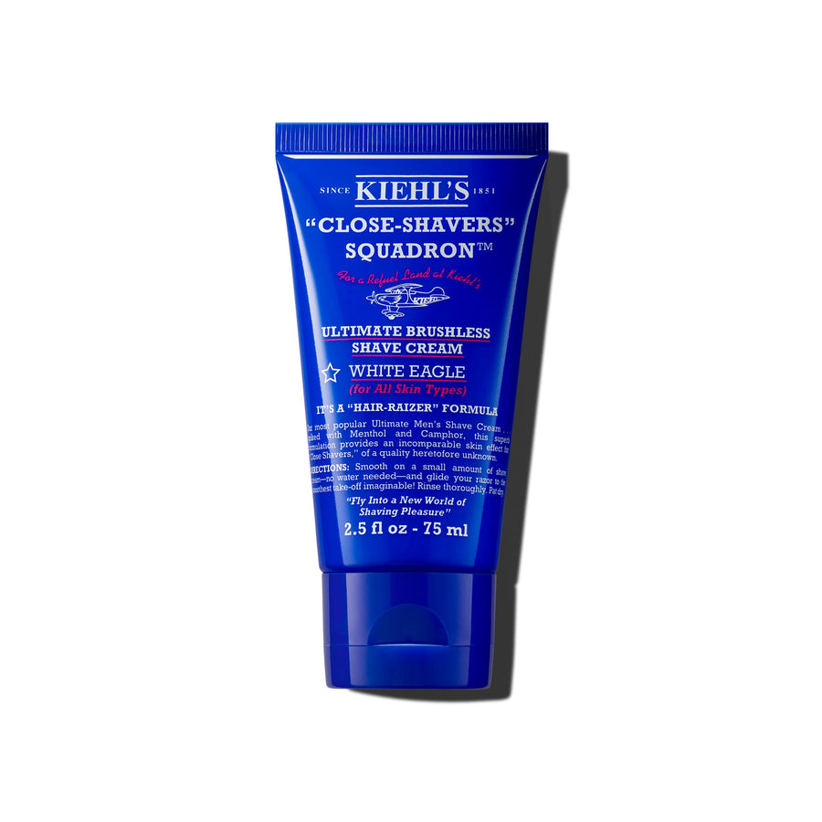 Ultimate Brushless Shave Cream with Menthol White Eagle, for All Skin Types, with Menthol & Camphor, Instant Refreshing & Cooling Effect, Minimizes Irritation - 2.5 fl oz