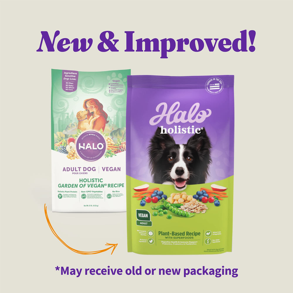 Holistic Vegan Dry Dog Food, 4-Pound Bag