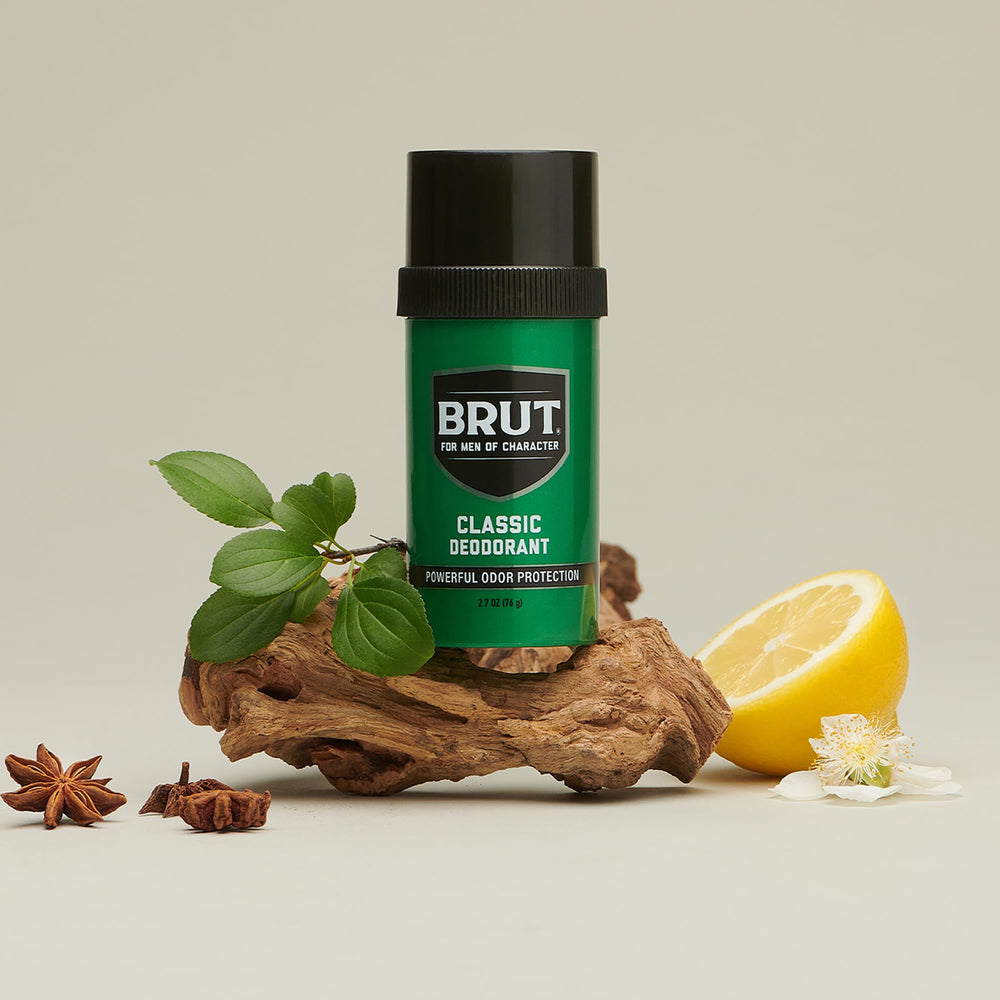 Classic Round Deodorant Stick - Scented Deodorant for Men - Deodorant for All-Day Freshness - Powerful Odor Protection - Paraben Free - 2.7 oz