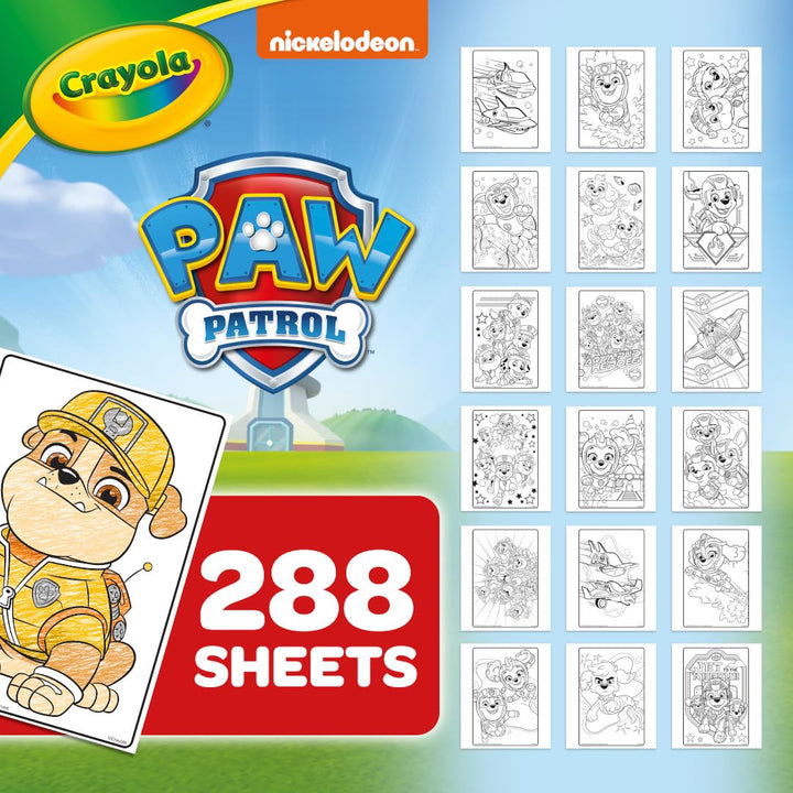 Paw Patrol Coloring Book (288pgs), Kids Coloring Book Pages & Stickers, Paw Patrol Gift & Toys, Toddler Stocking Stuffer