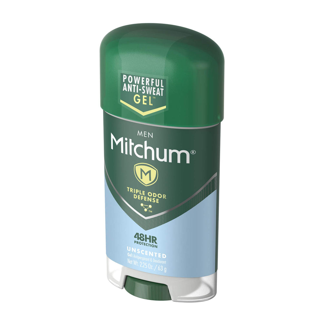 Men Gel Antiperspirant Deodorant, Unscented, 2.25oz.
