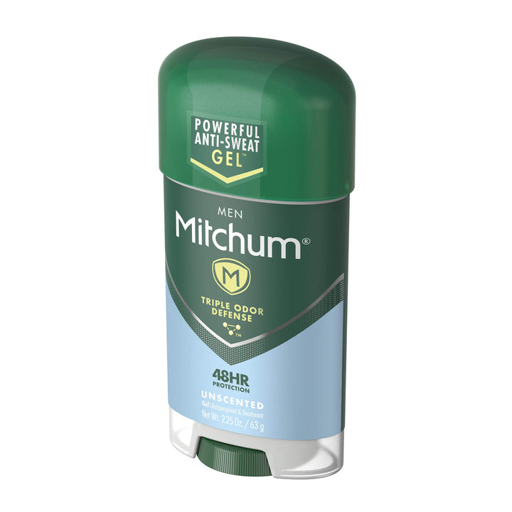 Men Gel Antiperspirant Deodorant, Unscented, 2.25oz.