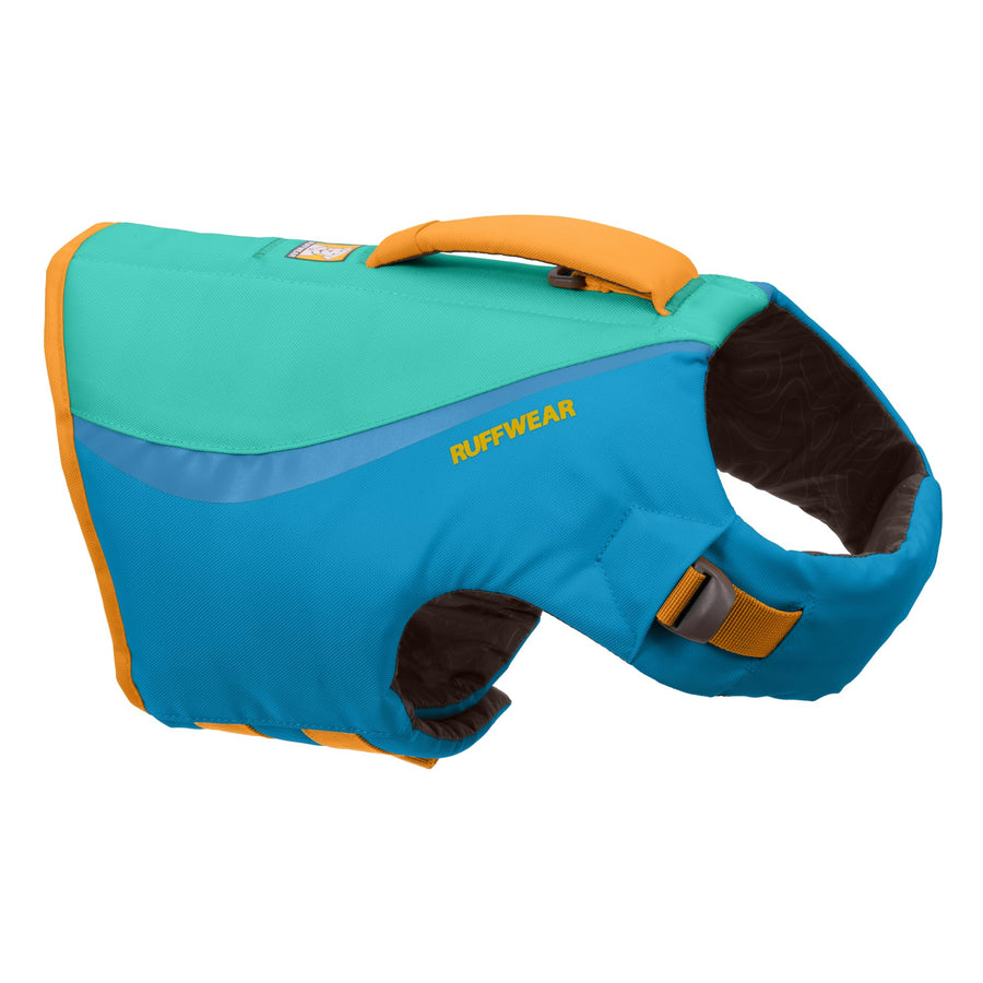 , Float Coat, Dog Life Jacket, Swimming Safety Vest with Handle, Blue Dusk, Large