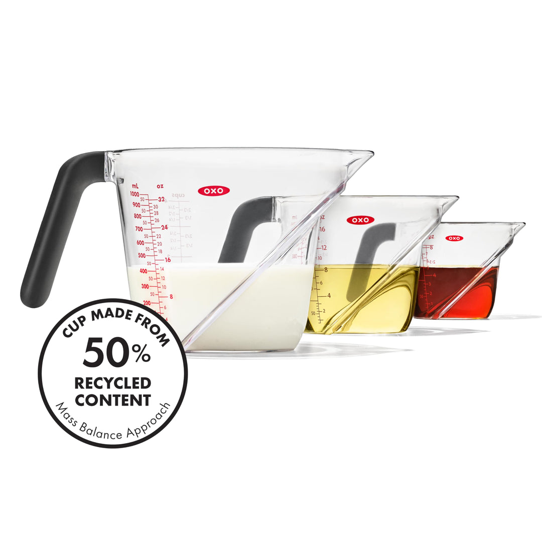 Good Grips 3-Piece Angled Measuring Cup Set – Tritan Renew