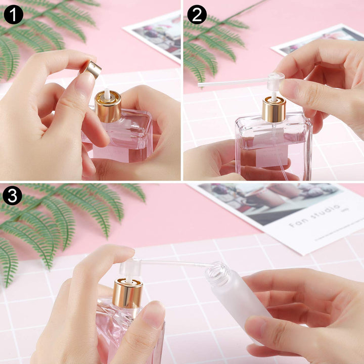 Perfume Dispenser Pump Perfume Refill Pump Cosmetic Dispenser Pump Transfer Tool for Travel Refillable Perfume Spray Bottle (12 Packs)