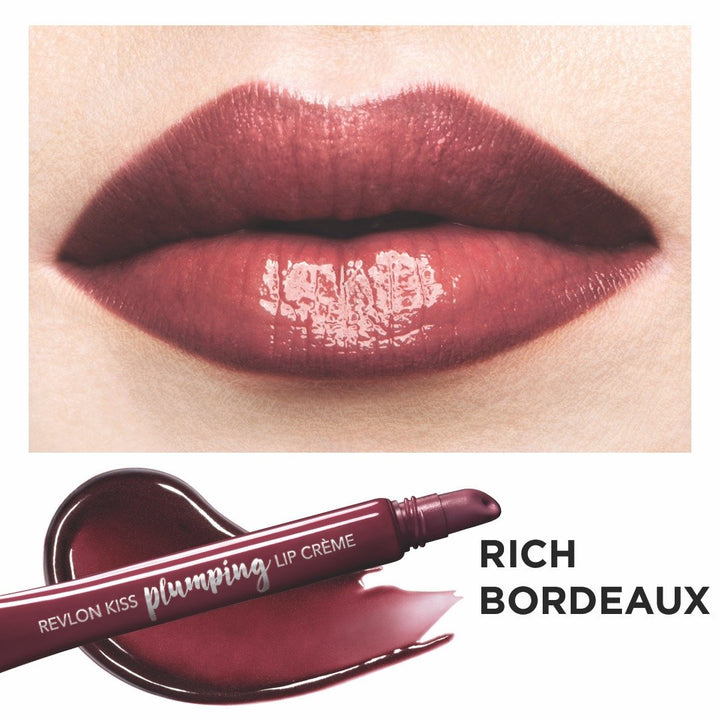 Kiss Plumping Lip Creme, Rich Bordeaux