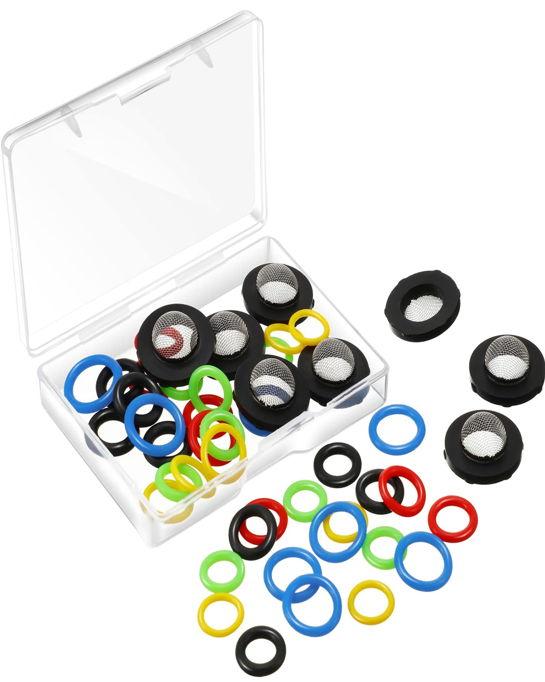 24 Pack O-Ring Power Pressure Washer Kit 6 Sizes for Power Pressure Washers, Pump, Hose, Gun, Wand and Lance