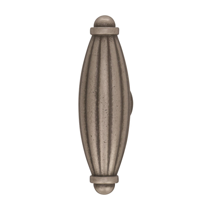 | Cabinet Knob | Weathered Nickel | 3 inch (76 mm) Length | Blythe | 1 Pack | Drawer Knob | Cabinet Hardware