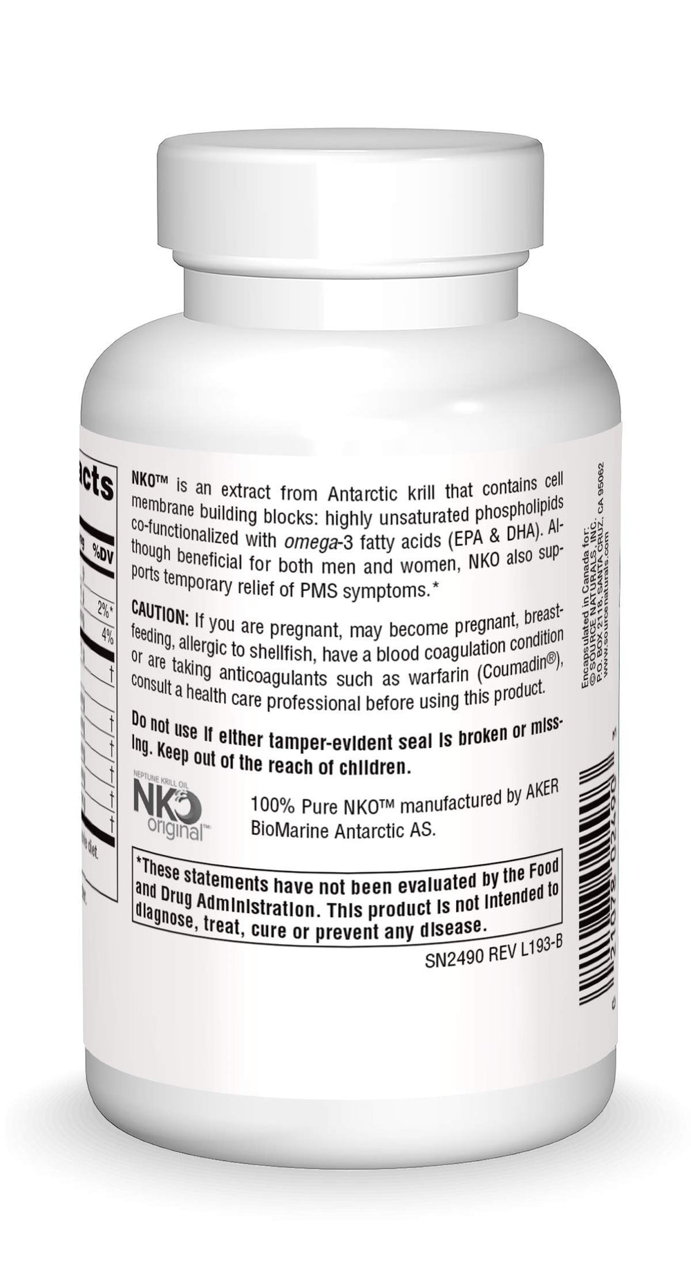 NKO Neptune Krill Oil, Supports Heart Health and Cell Membrane Integrity*, 1000 mg - 90 Softgels