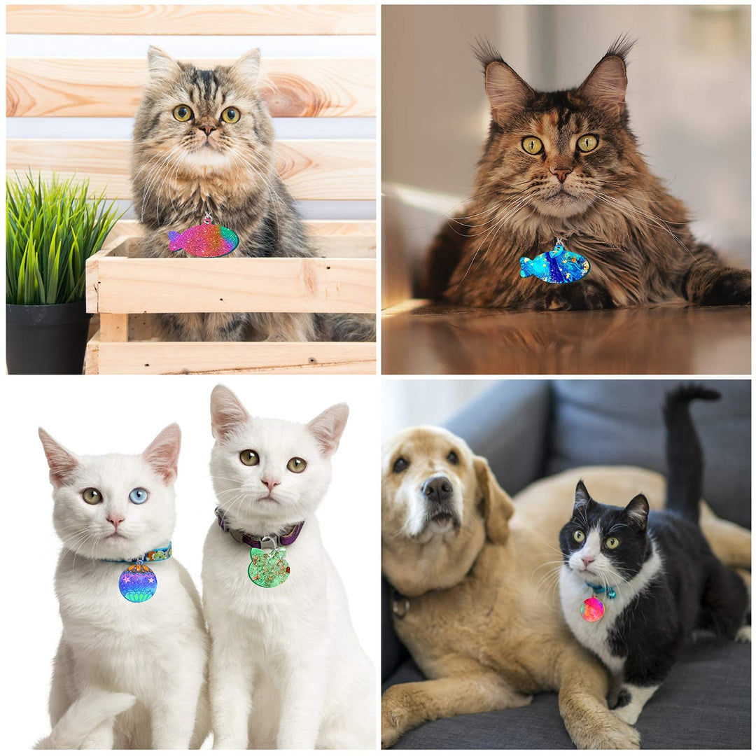 5 Pcs Dog Bone Shaped Tag Resin Mold