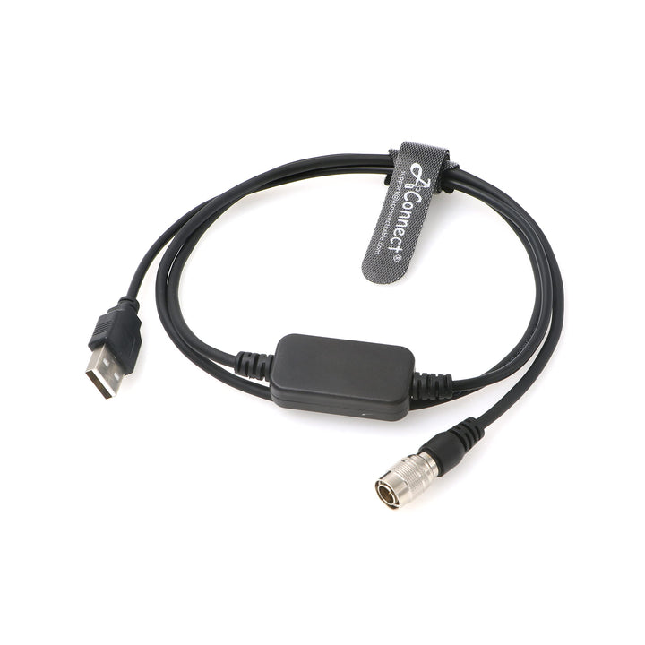 Hirose-USB-Cable-Zoom-Zaxcom-Boost DC 12V USB to Hirose 4 Pin Power Cable for Sound Devices 688 633| Zoom F4 F8| Zaxcom 1M