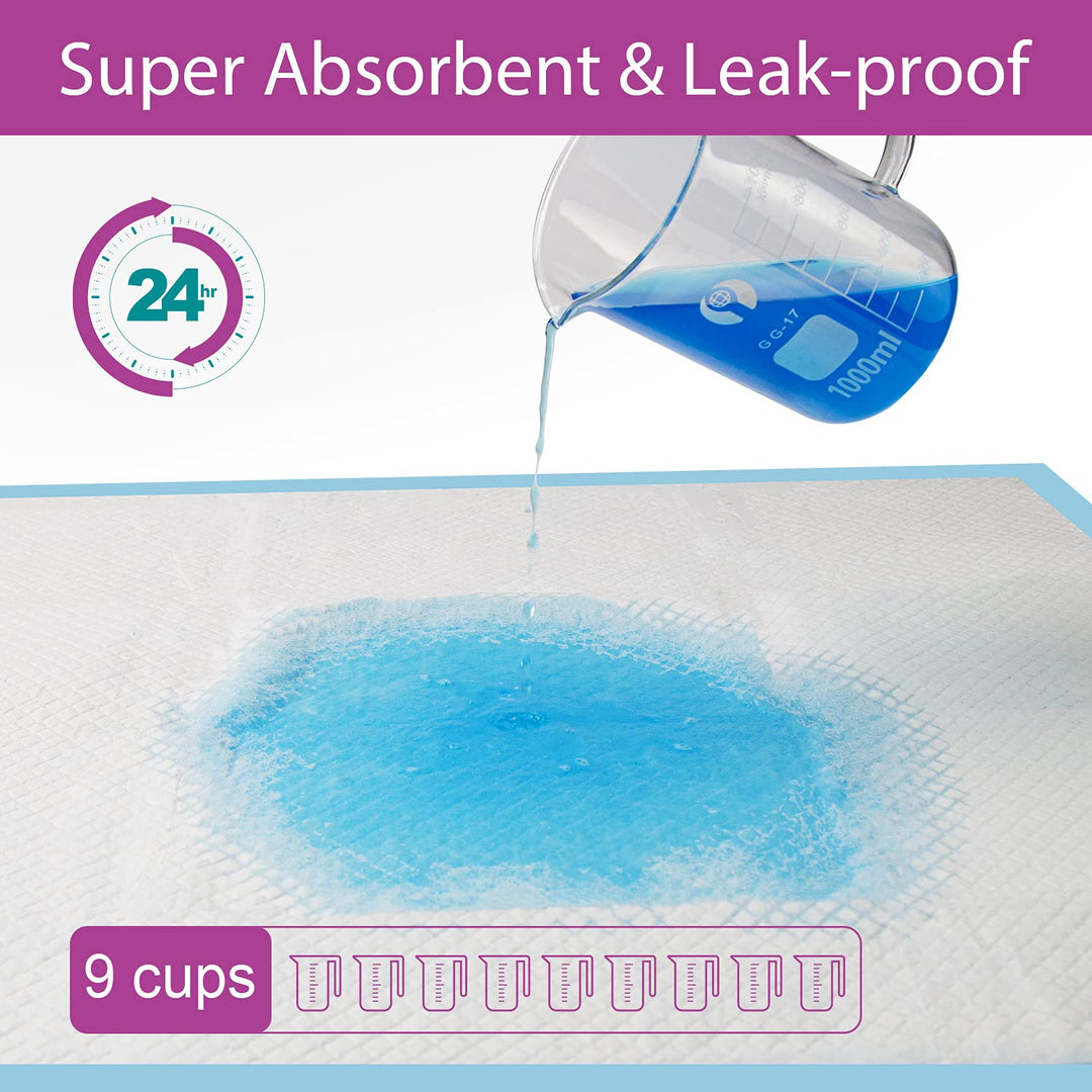 Dog Pee Pads Extra Large 28x34, X-Large Training Puppy Pee Pads Super Absorbent & Leak-Proof, XL Disposable Pet Piddle Pad and Potty Pads for Dogs, Puppies, Doggie (XLarge:28*34- 30 Ct)
