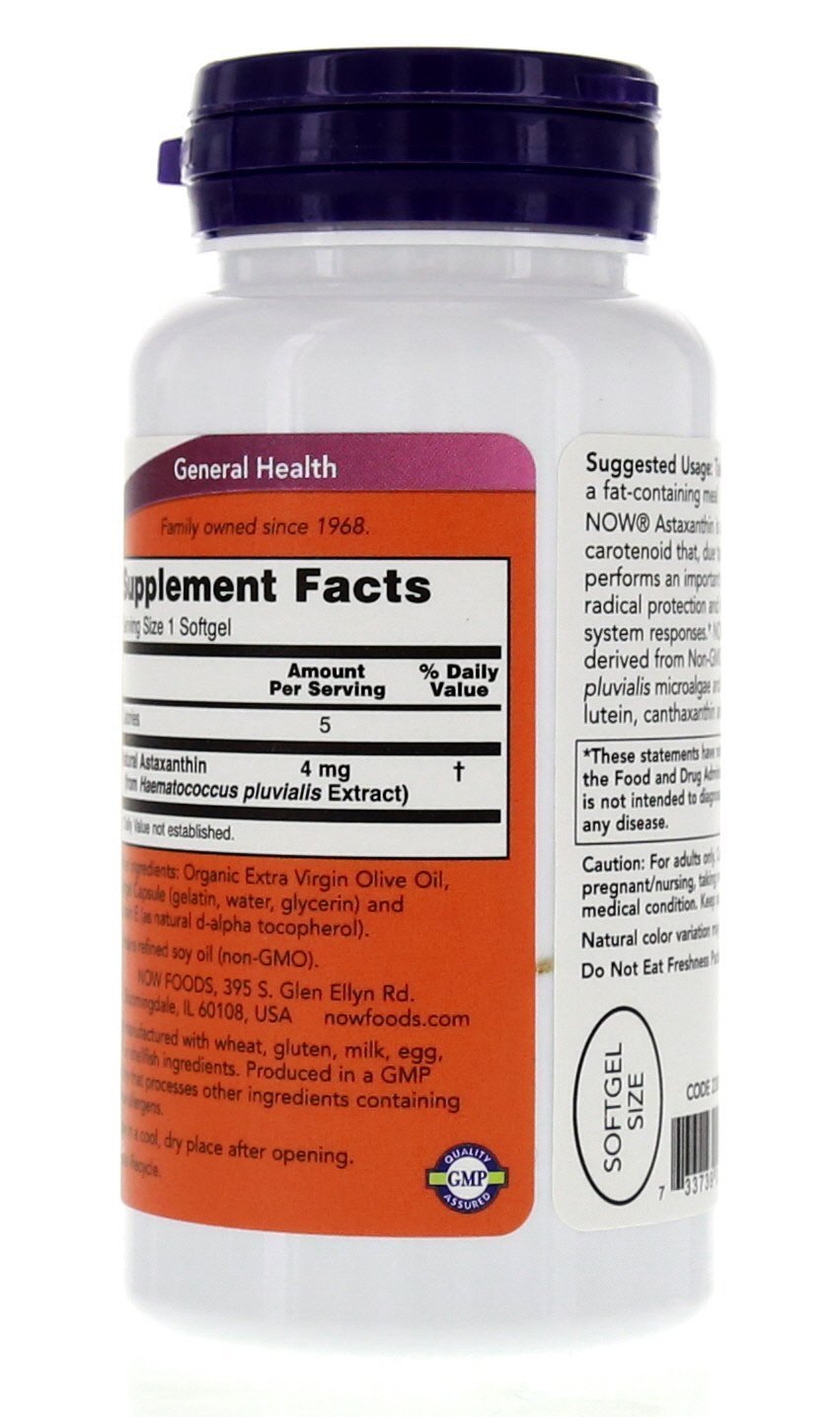 Astaxanthin 4mg 90 Softgels (Cellular Protection) (Pack of 2)