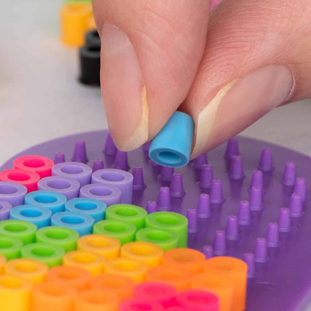 Beads Funfusion: Large Clear Interlocking Pegboards