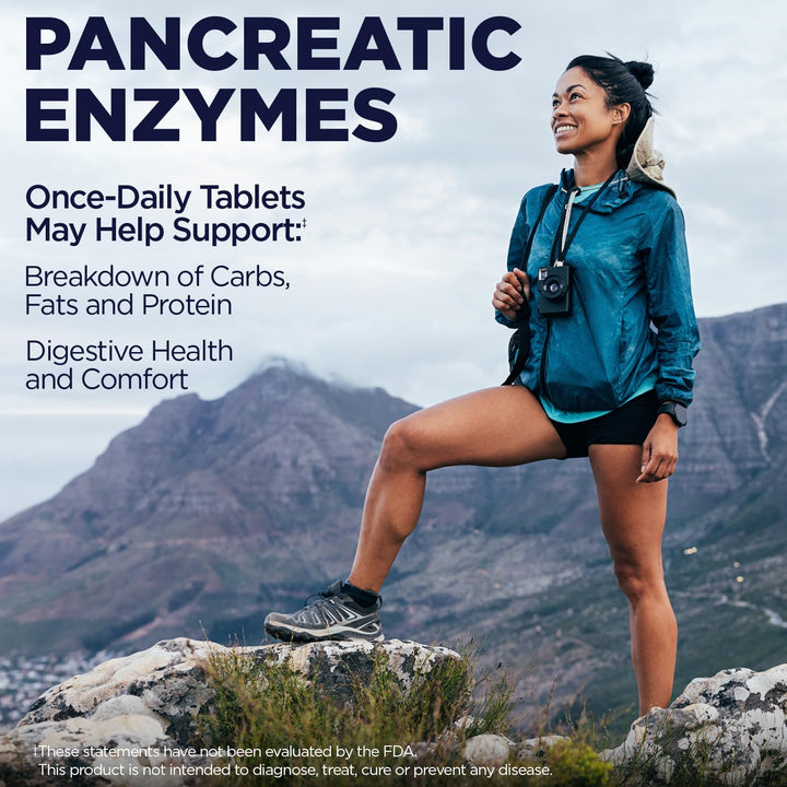 Pancreatin 350mg, Digestive Enzymes for Women and Men, Pancreatic Enzymes for Digestive Health Support, Gluten Free, Non-GMO, Rapid Disintegration, 60-Day Guarantee, 250 Servings, 250 Tablets