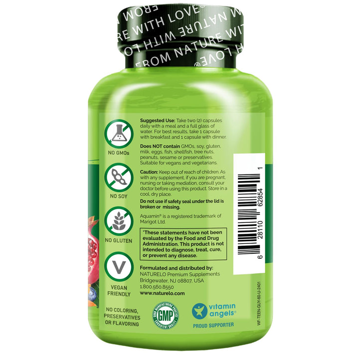 Whole Food Multivitamin for Teenage Boys - Vitamins and Minerals Supplement for Active Kids - with Plant Extracts - Non-GMO - Vegan & Vegetarian - 60 Capsules