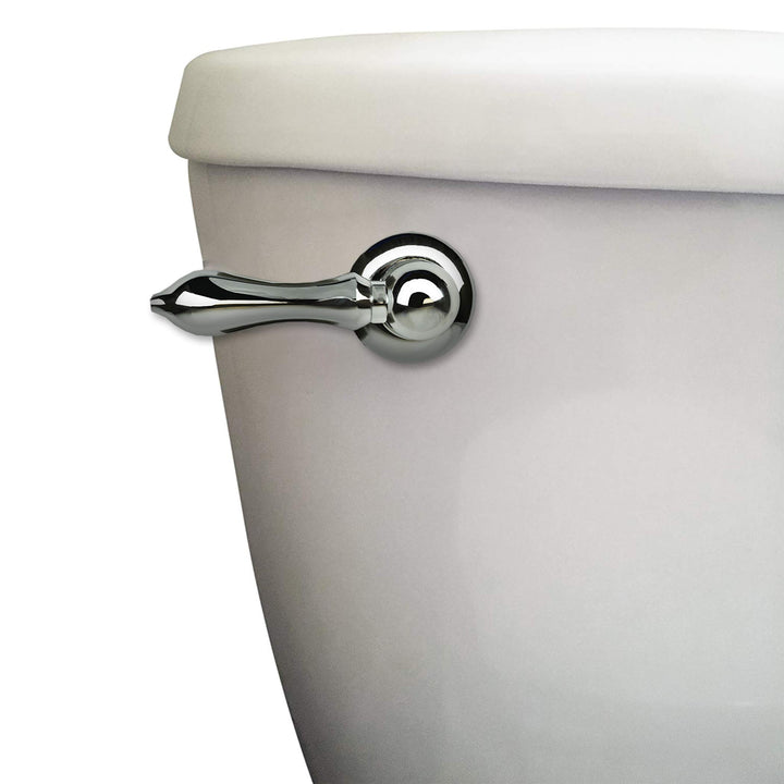 DANCO Decorative Toilet Tank Lever, Right Front/Side Mount Handle Replacement, Chrome Handle (89447A)