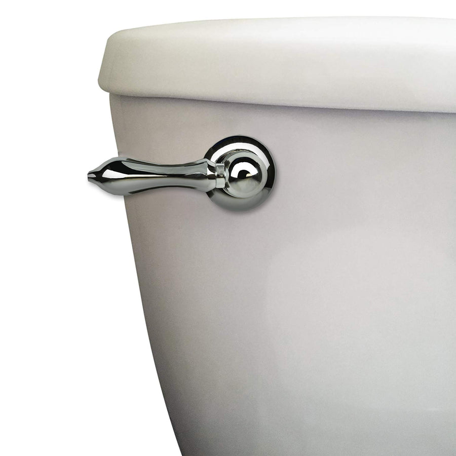 DANCO Decorative Toilet Tank Lever, Right Front/Side Mount Handle Replacement, Chrome Handle (89447A)