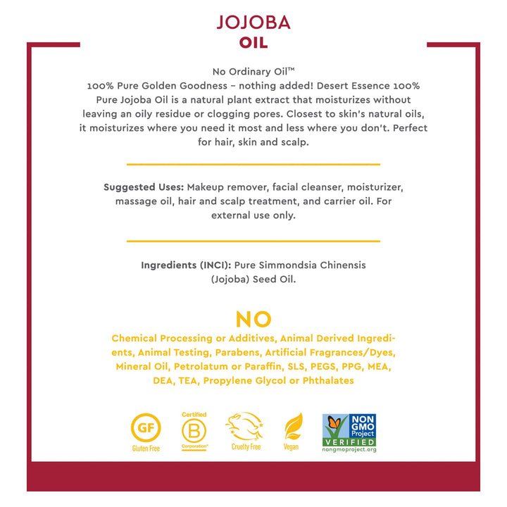 100% Pure Jojoba Oil - 4 fl oz