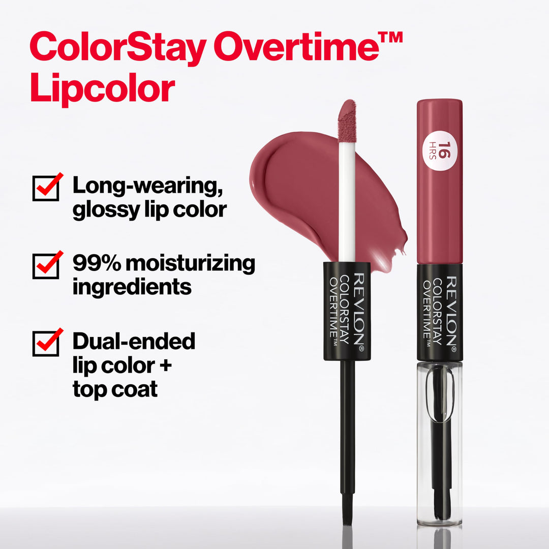 ColorStay Glossy Overtime Liquid Lipcolor, Perennial Plum