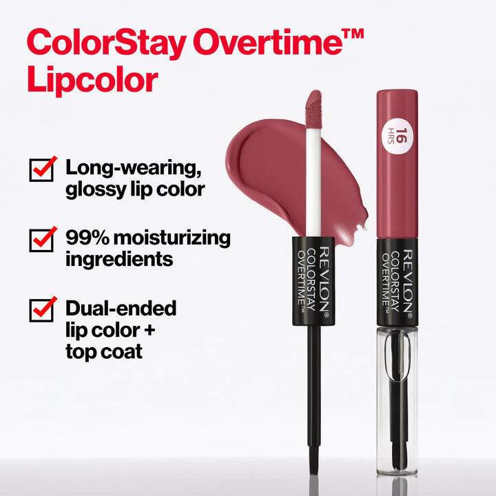 ColorStay Glossy Overtime Liquid Lipcolor, Perennial Plum