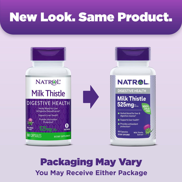 , Milk Thistle Advantage, 525 mg, 60 Veggie Caps