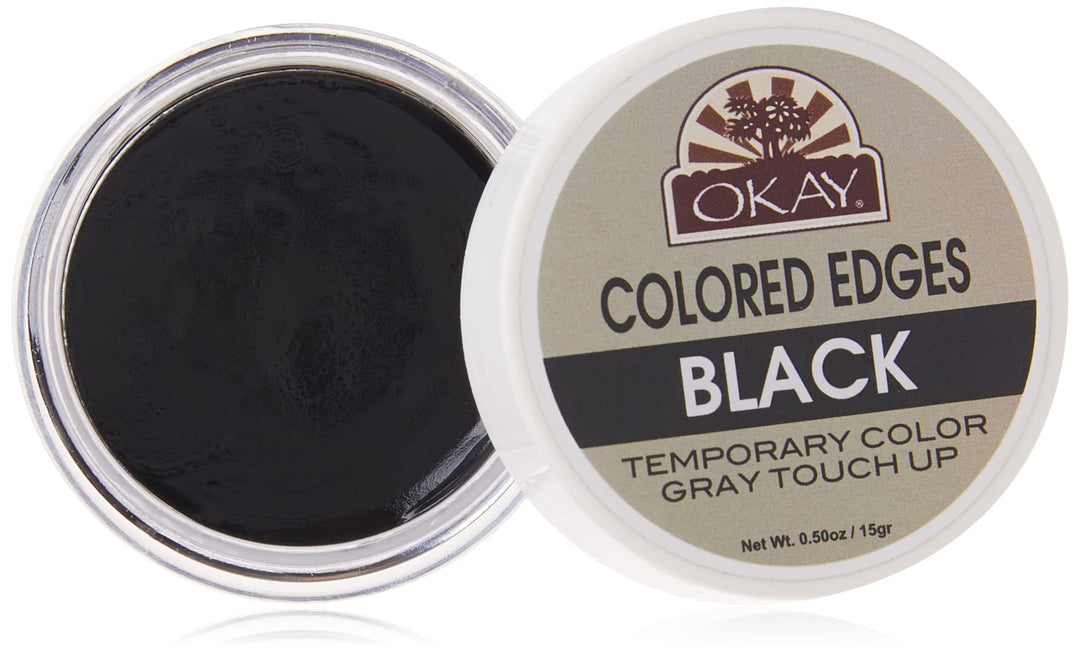 Colored Edges, Black, 0.5 Ounce