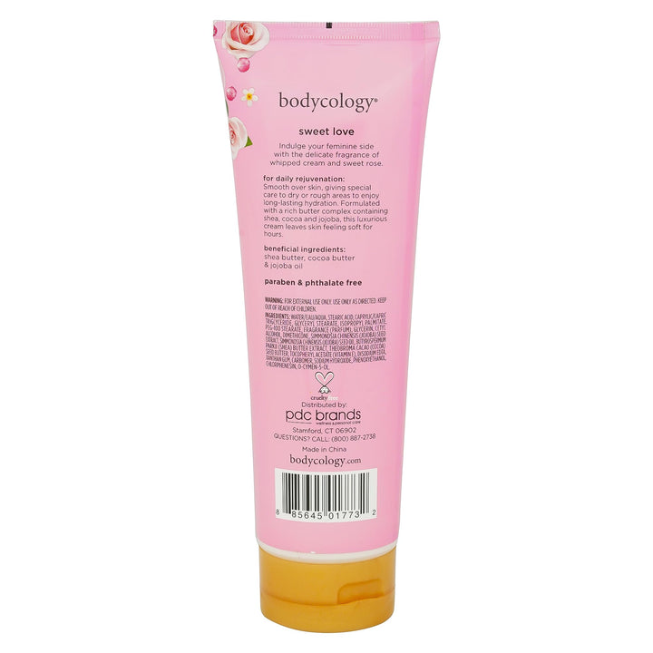 Sweet Love Body Cream | Shea Butter, Cocoa Butter, Jojoba Oil | Paraben & Phthalete Free, Cruelty Free | Hydrates, Moisturises, Improves Skin Textures - 227 g (Pack of 1)