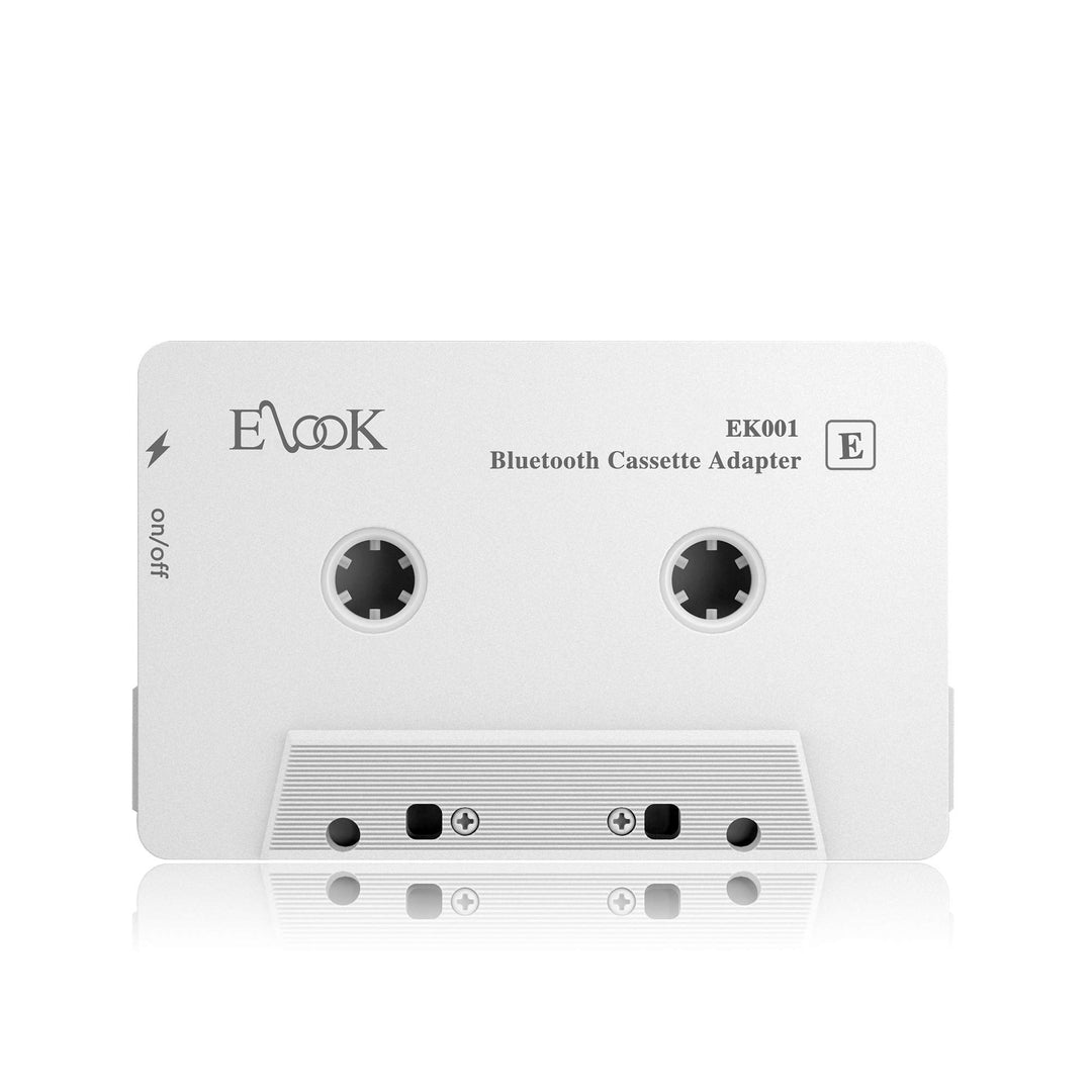 Car Audio Receiver, Bluetooth Cassette Receiver Tape Aux Adapter Player with Bluetooth 5.0, White