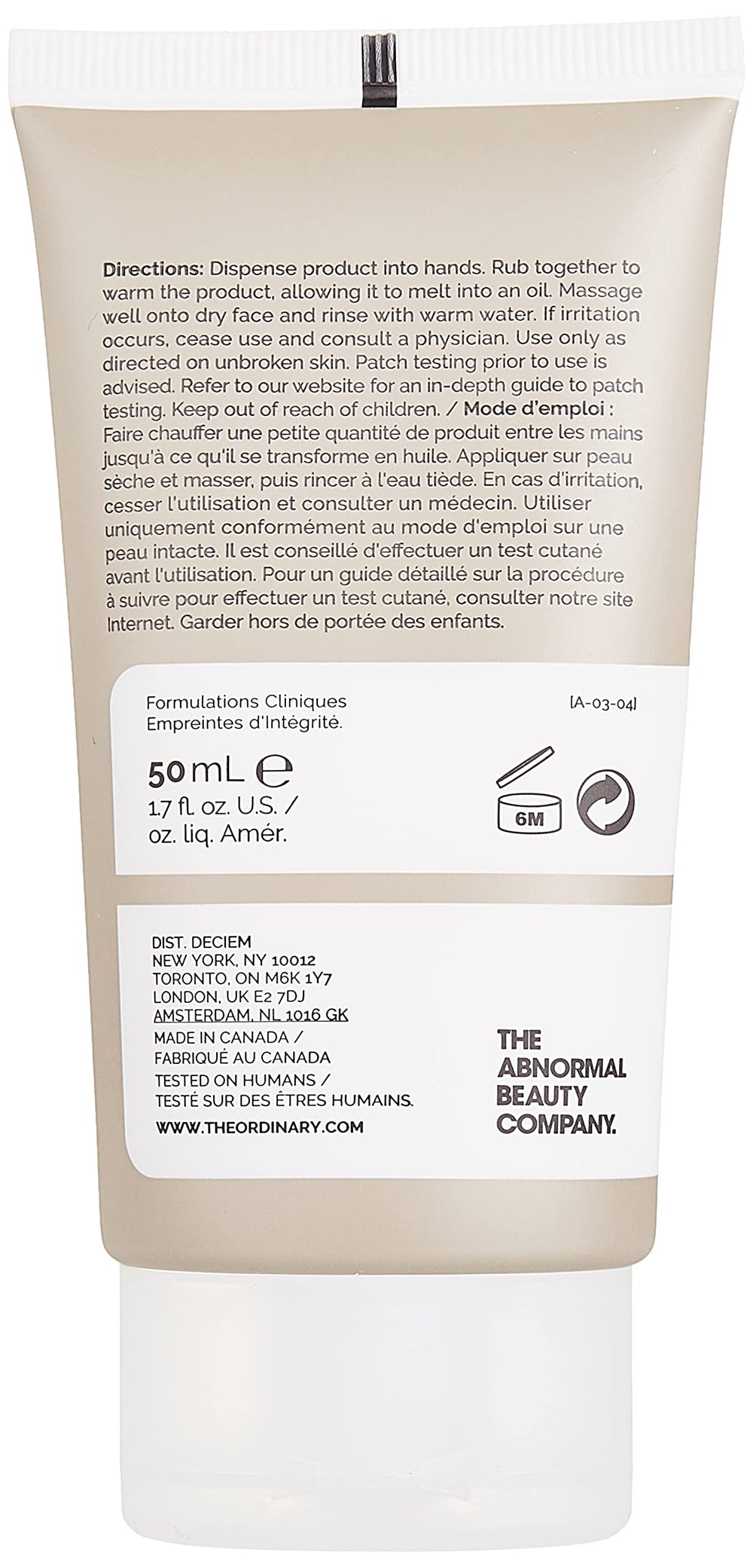 Squalane Cleanser, Hydrating Makeup Remover, Supports Moisture Barrier, 1.7 Ounce