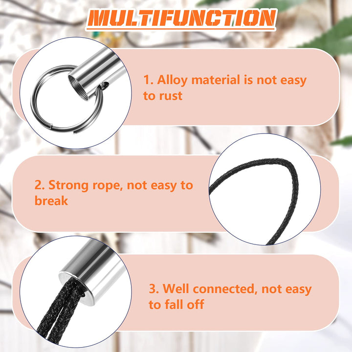 200 PCS Lanyard Phone Ring Strap for Mobile Lariat Lanyard Cell Phone Split Ring Strap for Cellphone USB Drive Keychain DIY(200 Pieces)