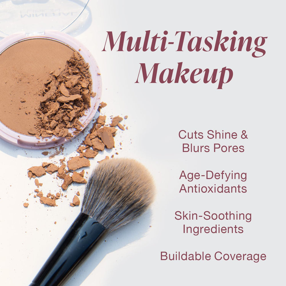 Pressed Powder Foundation, Neutral 1 - Fair Skin w/Peachy Undertones, Age Defying Foundation Makeup with Matte Finish, Talc Free Face Powder, Hypoallergenic, Cruelty-Free, 0.32 Oz