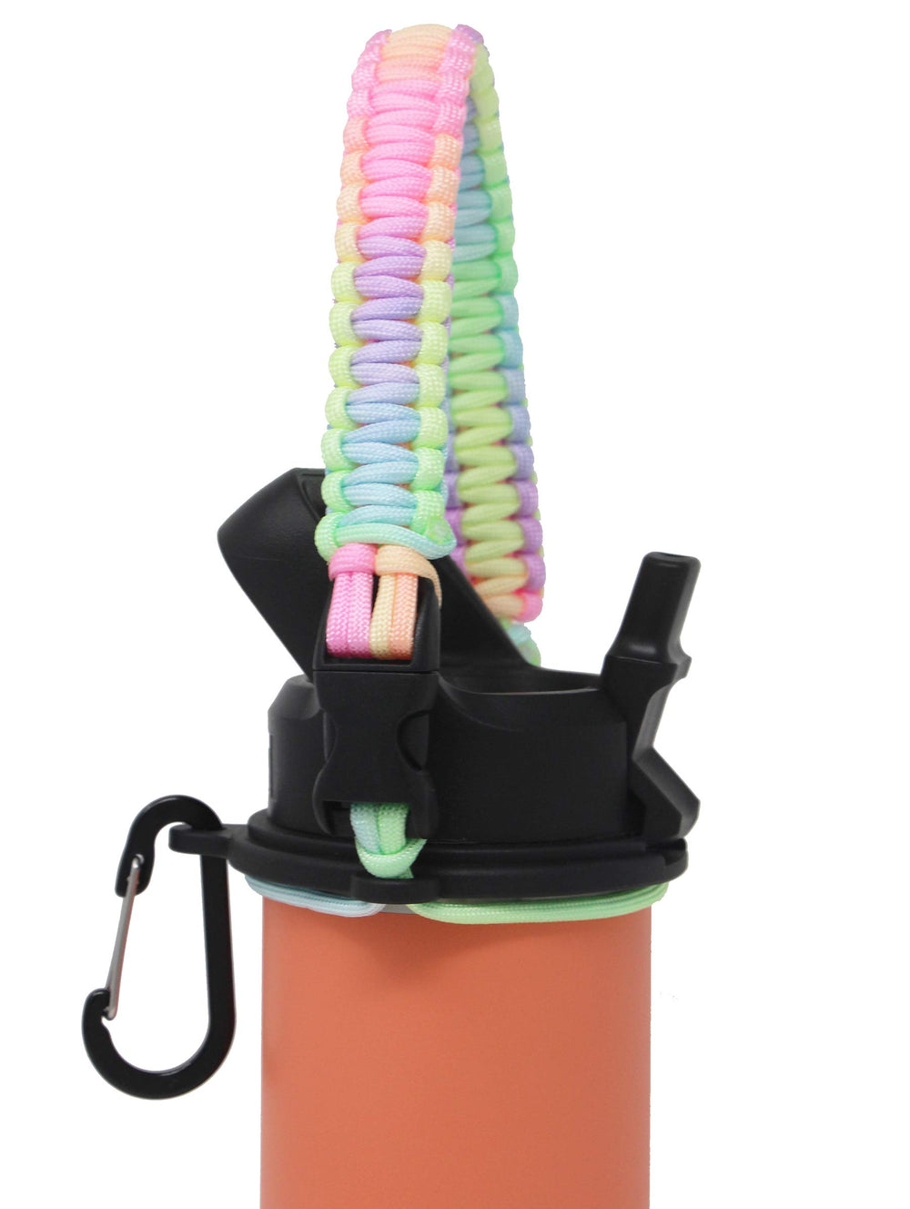 Paracord Handle Compatible with Yeti Rambler 36oz 26oz 18oz 12oz 46oz Water Bottles, Durable Carrier Strap - Holder(Colorful)